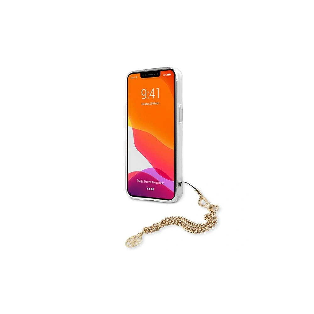 Hurtownia GSM - Etui Guess GUHCP13LKBSLEO Apple iPhone 13 Pro Leopard hardcase Gold Chain - GUE1356 - {ean13} - Hurt