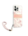 Hurtownia GSM - Etui Guess GUHCP13LKMABPI Apple iPhone 13 Pro różowy/pink hardcase Marble Strap Collection - GUE1357PNK - {ean13} - Hurt