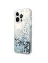 Hurtownia GSM - Etui Guess GUHCP13LLGPEBL Apple iPhone 13 Pro niebieski/blue hardcase Peony Liquid Glitter - GUE1358BLU - {ean13} - Hurt