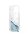 Hurtownia GSM - Etui Guess GUHCP13LLGPEBL Apple iPhone 13 Pro niebieski/blue hardcase Peony Liquid Glitter - GUE1358BLU - {ean13} - Hurt