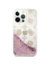 Hurtownia GSM - Etui Guess GUHCP13LLGPEPI Apple iPhone 13 Pro różowy/pink hardcase Peony Liquid Glitter - GUE1360PNK - {ean13} - Hurt