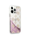 Hurtownia GSM - Etui Guess GUHCP13LLGPEPI Apple iPhone 13 Pro różowy/pink hardcase Peony Liquid Glitter - GUE1360PNK - {ean13} - Hurt