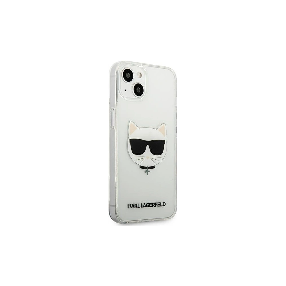 Wholesale Karl Lagerfeld KLHCP13MCTR Apple iPhone 13 hardcase transparent Choupette Head - KLD713CL - {ean13} - Hurt