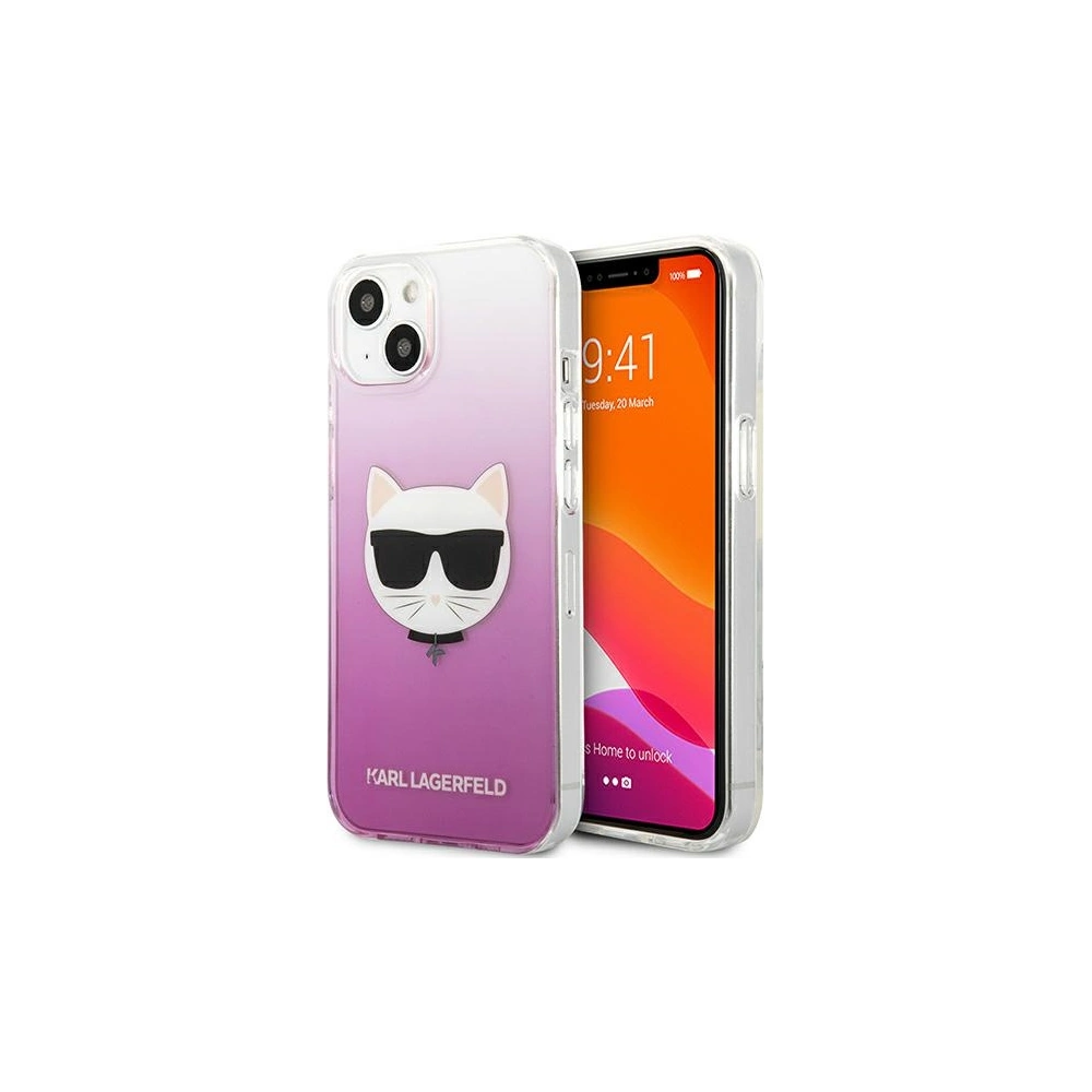Hurtownia GSM - Case Karl Lagerfeld KLHCP13MCTRP Apple iPhone 13 Hardcase rosa/pink Choupette Head - KLD714PNK - {ean13} - Hurt