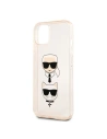 Wholesale Karl Lagerfeld KLHCP13MKCTUGLGO Apple iPhone 13 gold hardcase Glitter Karl`s & Choupette - KLD715GLD - {ean13} - Hurt