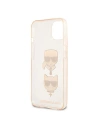 Wholesale Karl Lagerfeld KLHCP13MKCTUGLGO Apple iPhone 13 gold hardcase Glitter Karl`s & Choupette - KLD715GLD - {ean13} - Hurt