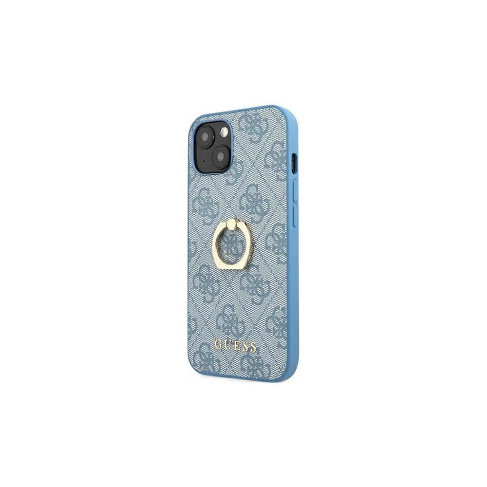 Hurtownia GSM - Case Guess GUHCP13M4GMRBL Apple iPhone 13 blau/blue Hardcase 4G mit Ringständer - GUE1363BLU - {ean13} - Hurt