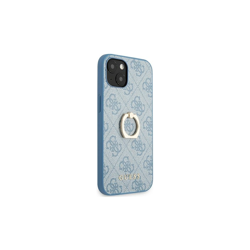 Hurtownia GSM - Case Guess GUHCP13M4GMRBL Apple iPhone 13 blau/blue Hardcase 4G mit Ringständer - GUE1363BLU - {ean13} - Hurt