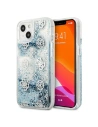 Etui Guess GUHCP13MLGPEBL Apple iPhone 13 niebieski/blue hardcase Peony Liquid Glitter