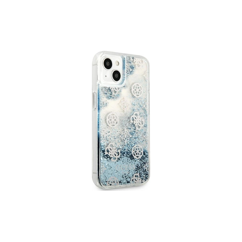 Hurtownia GSM - Etui Guess GUHCP13MLGPEBL Apple iPhone 13 niebieski/blue hardcase Peony Liquid Glitter - GUE1369BLU - {ean13} - Hurt