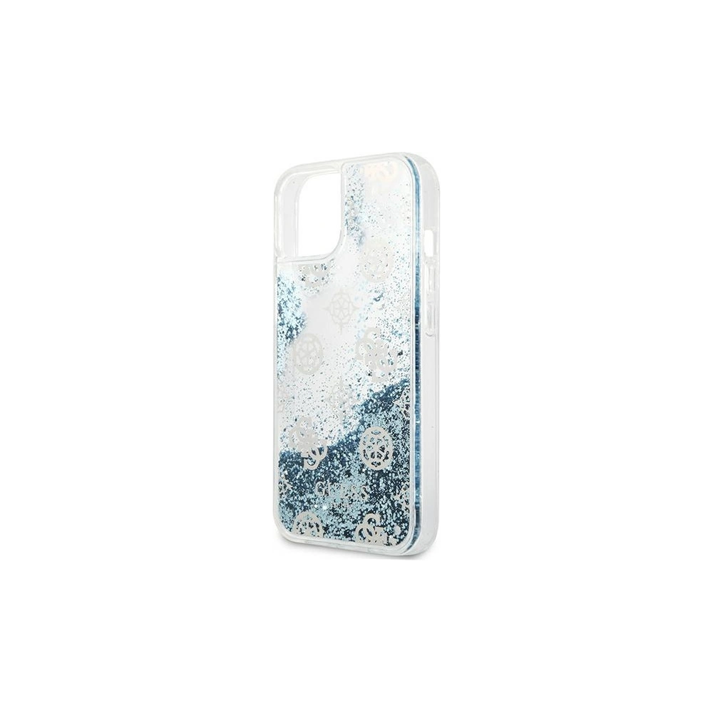 Hurtownia GSM - Etui Guess GUHCP13MLGPEBL Apple iPhone 13 niebieski/blue hardcase Peony Liquid Glitter - GUE1369BLU - {ean13} - Hurt