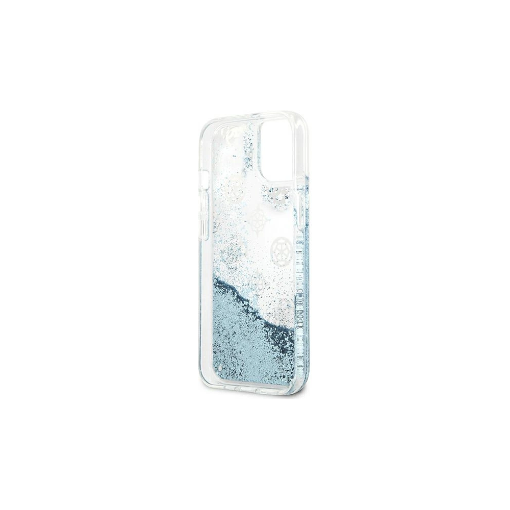 Hurtownia GSM - Etui Guess GUHCP13MLGPEBL Apple iPhone 13 niebieski/blue hardcase Peony Liquid Glitter - GUE1369BLU - {ean13} - Hurt