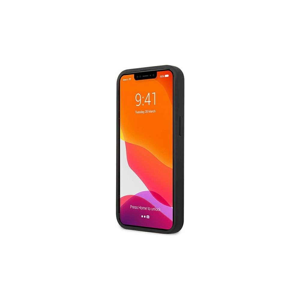 Hurtownia GSM - Etui Karl Lagerfeld KLHCP13MPKMK Apple iPhone 13 černý/black hardcase Leather Ikonik Karl's Head Metal - KLD722BLK - {ean13} - Hurt