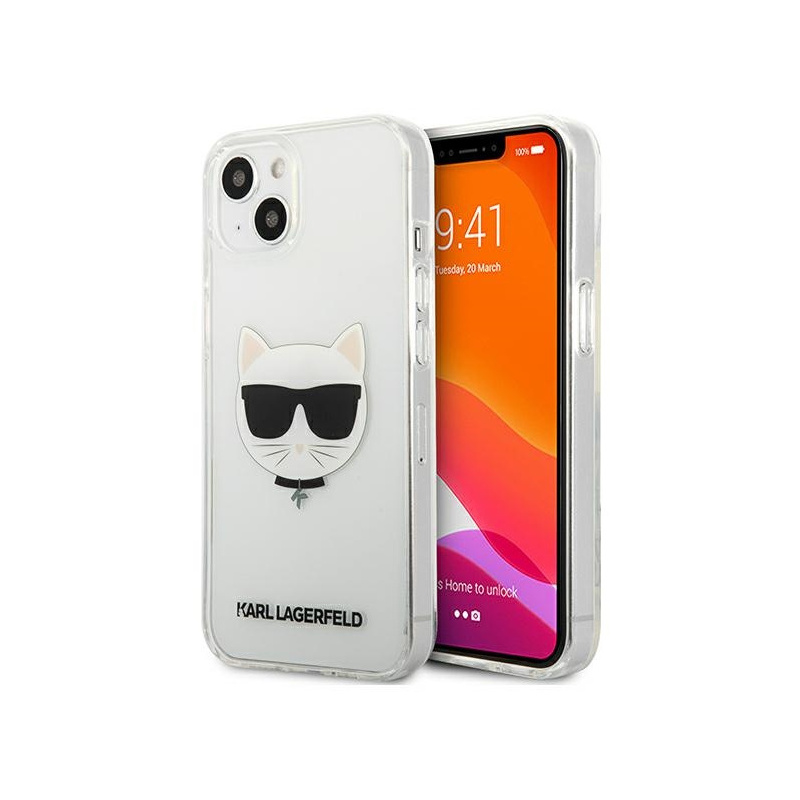 Hurtownia Karl Lagerfeld - 3666339027933 - KLD724CL - Etui Karl Lagerfeld KLHCP13SCTR Apple iPhone 13 mini hardcase transparent Choupette Head - B2B homescreen