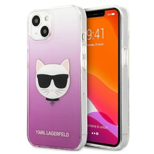 Etui Karl Lagerfeld KLHCP13SCTRP Apple iPhone 13 mini hardcase różowy/pink Choupette Head