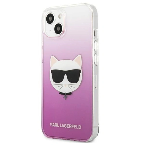 Etui Karl Lagerfeld KLHCP13SCTRP Apple iPhone 13 mini hardcase różowy/pink Choupette Head