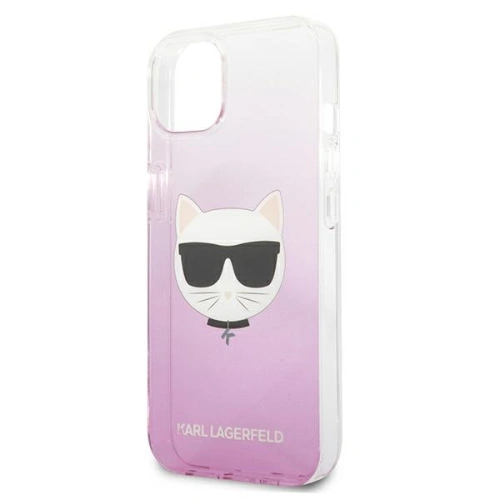Etui Karl Lagerfeld KLHCP13SCTRP Apple iPhone 13 mini hardcase różowy/pink Choupette Head