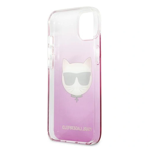 Etui Karl Lagerfeld KLHCP13SCTRP Apple iPhone 13 mini hardcase różowy/pink Choupette Head