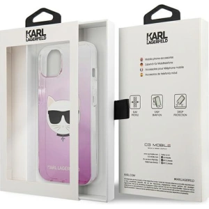Hurtownia GSM - Case Karl Lagerfeld KLHCP13SCTRP Apple iPhone 13 mini Hardcase rosa/pink Choupette Head - KLD725PNK - {ean13} - Hurt