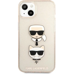 Hurtownia GSM - Case Karl Lagerfeld KLHCP13SKCTUGLGO Apple iPhone 13 mini gold/hartschale Glitter Karl`s & Choupette - KLD726GLD - {ean13} - Hurt