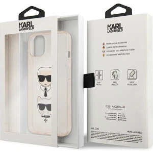 Hurtownia GSM - Case Karl Lagerfeld KLHCP13SKCTUGLGO Apple iPhone 13 mini gold/hartschale Glitter Karl`s & Choupette - KLD726GLD - {ean13} - Hurt