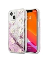 Etui Guess GUHCP13MLGPEPI Apple iPhone 13 różowy/pink hardcase Peony Liquid Glitter