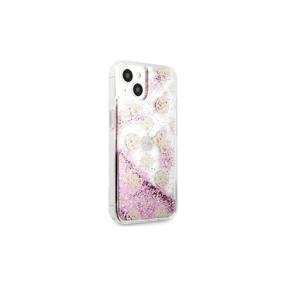 Hurtownia GSM - Case Guess GUHCP13MLGPEPI Apple iPhone 13 rosa/pink Hardcase Peony Liquid Glitter - GUE1371PNK - {ean13} - Hurt
