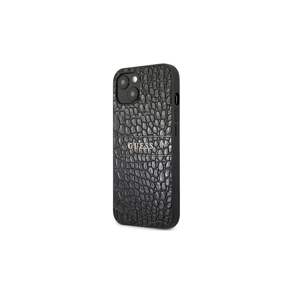 Hurtownia GSM - Etui Guess GUHCP13MPCRBBK Apple iPhone 13 czarny/black Croco Strap Collection - GUE1372BLK - {ean13} - Hurt