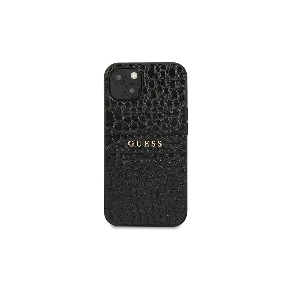 Hurtownia GSM - Etui Guess GUHCP13MPCRBBK Apple iPhone 13 czarny/black Croco Strap Collection - GUE1372BLK - {ean13} - Hurt