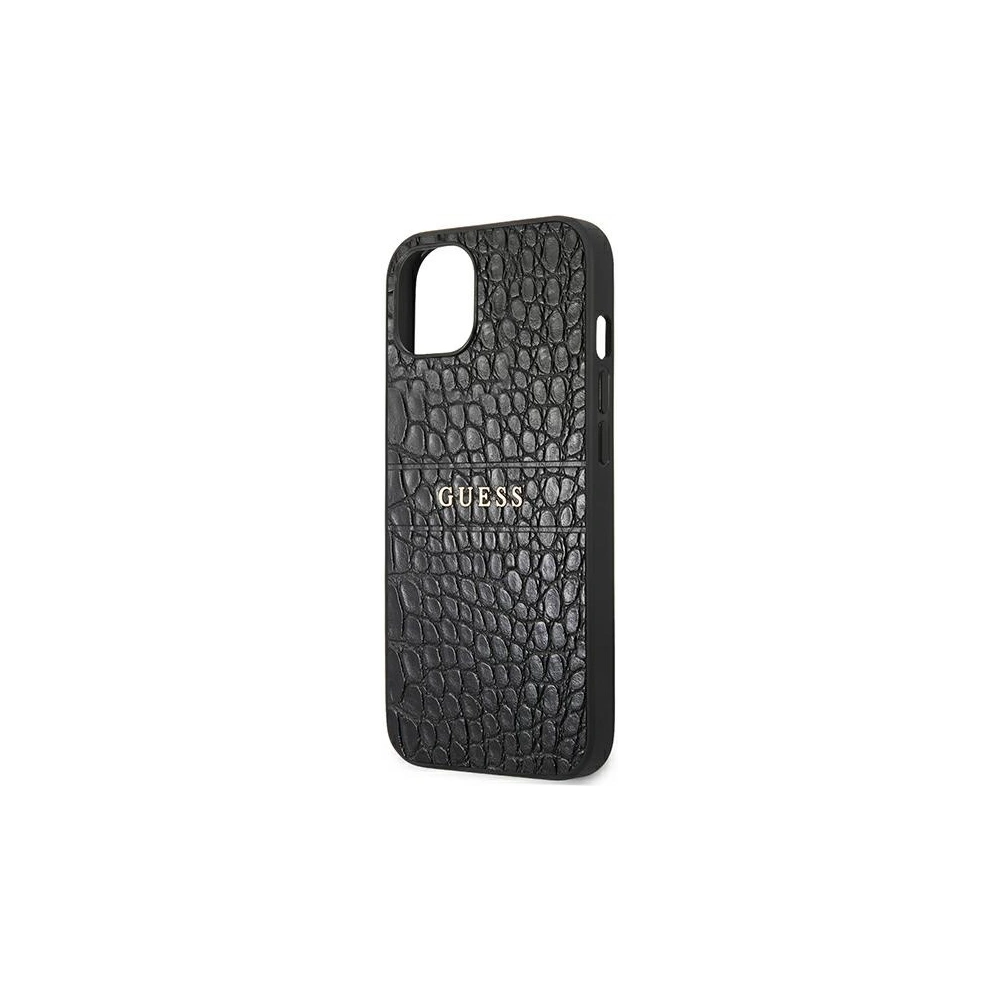 Hurtownia GSM - Etui Guess GUHCP13MPCRBBK Apple iPhone 13 czarny/black Croco Strap Collection - GUE1372BLK - {ean13} - Hurt
