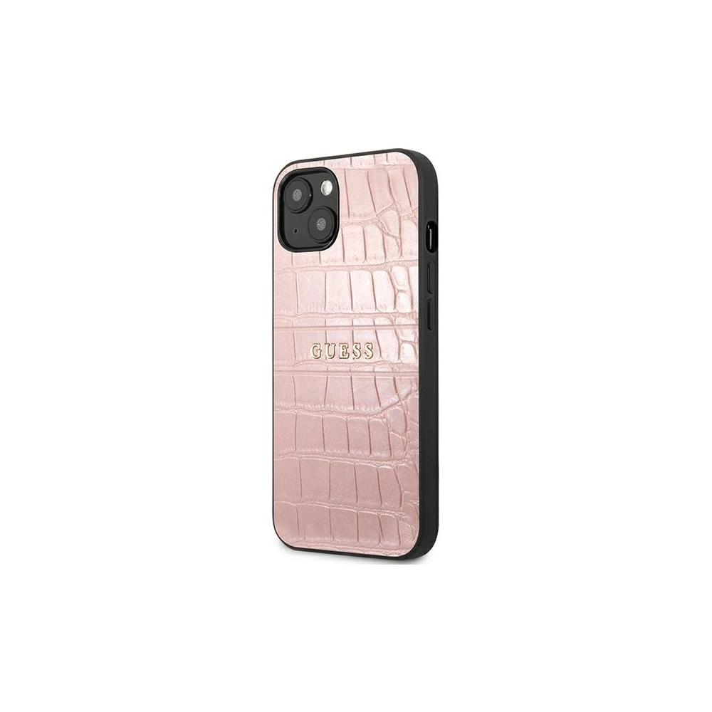 Hurtownia GSM - Etui Guess GUHCP13MPCRBPI Apple iPhone 13 różowy/pink Croco Strap Collection - GUE1373PNK - {ean13} - Hurt