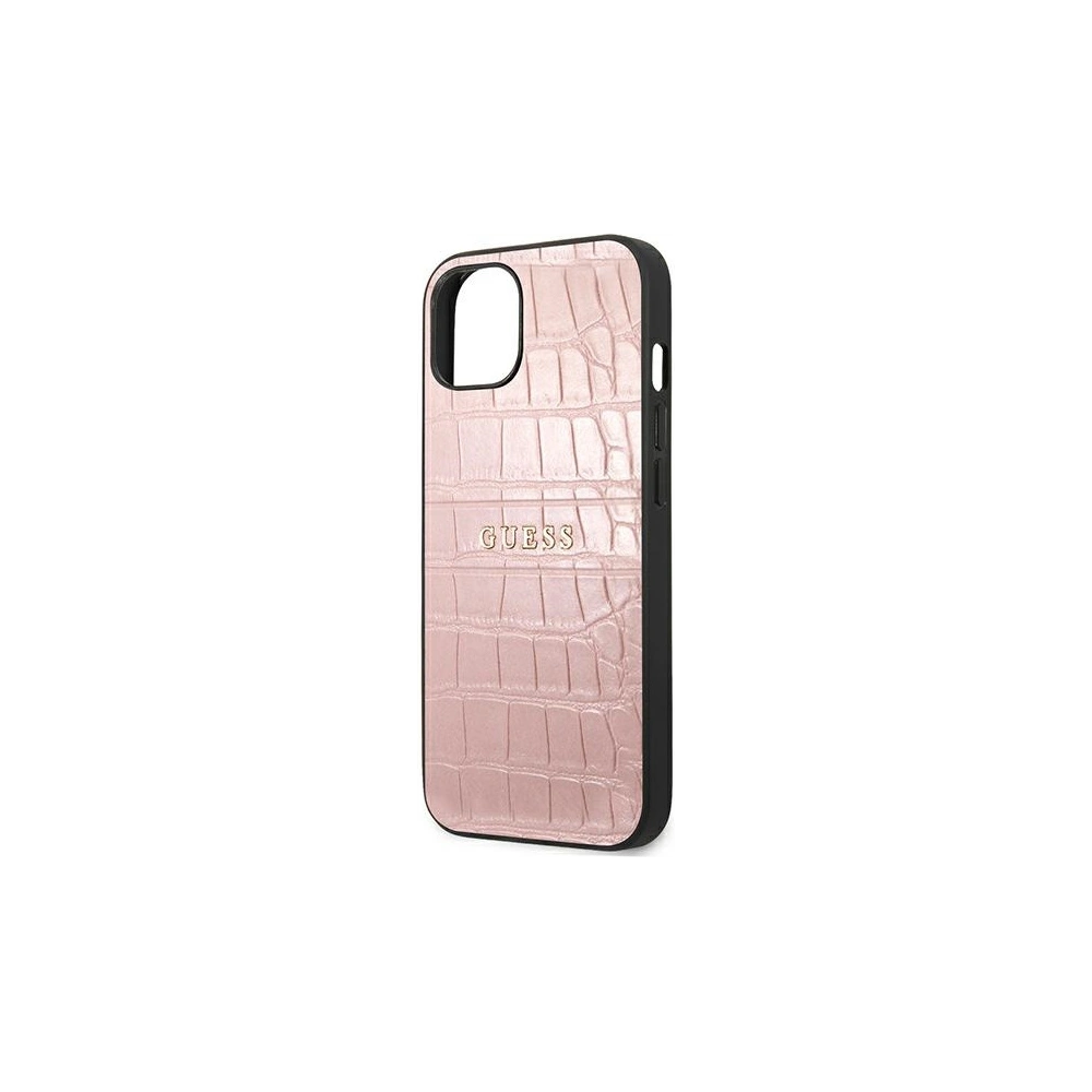 Wholesale Guess GUHCP13MPCRBPI Apple iPhone 13 pink Croco Strap Collection - GUE1373PNK - {ean13} - Hurt