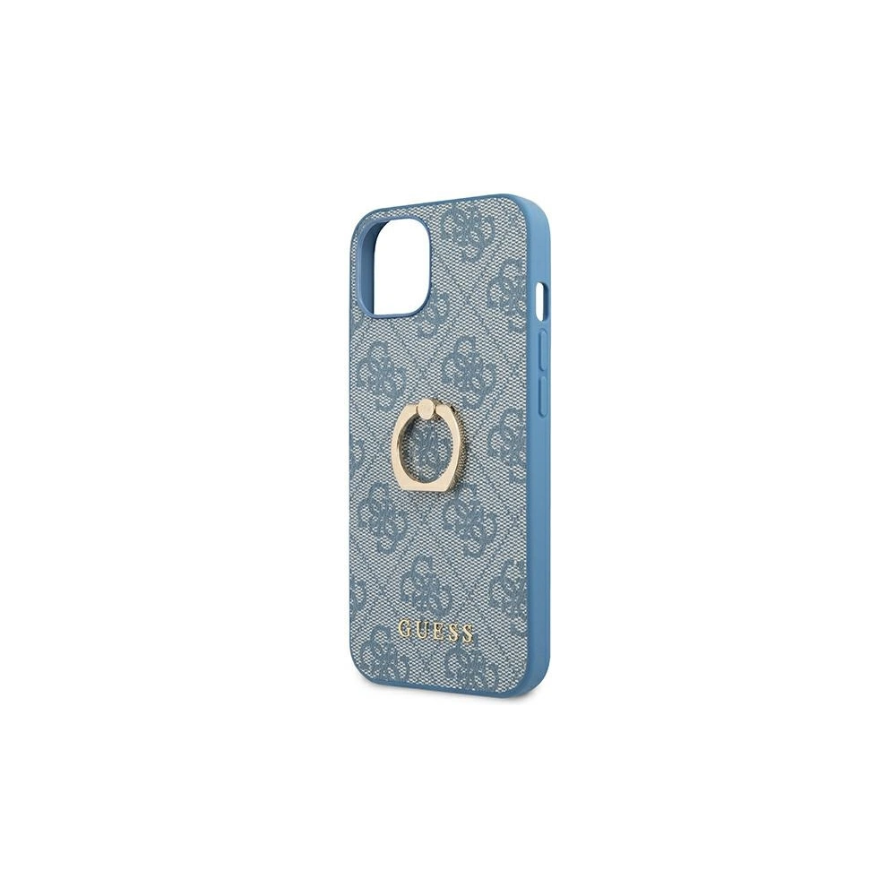Hurtownia GSM - Etui Guess GUHCP13S4GMRBL Apple iPhone 13 mini niebieski/blue hardcase 4G with ring stand - GUE1374BLU - {ean13} - Hurt