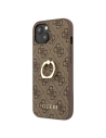 Hurtownia GSM - Etui Guess GUHCP13S4GMRBR Apple iPhone 13 mini brązowy/brown hardcase 4G with ring stand - GUE1375BR - {ean13} - Hurt