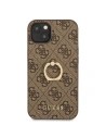 Hurtownia GSM - Etui Guess GUHCP13S4GMRBR Apple iPhone 13 mini brązowy/brown hardcase 4G with ring stand - GUE1375BR - {ean13} - Hurt