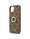 Hurtownia GSM - Etui Guess GUHCP13S4GMRBR Apple iPhone 13 mini brązowy/brown hardcase 4G with ring stand - GUE1375BR - {ean13} - Hurt