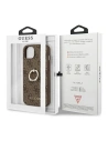 Hurtownia GSM - Etui Guess GUHCP13S4GMRBR Apple iPhone 13 mini brązowy/brown hardcase 4G with ring stand - GUE1375BR - {ean13} - Hurt