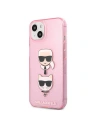 Hurtownia GSM - Etui Karl Lagerfeld KLHCP13SKCTUGLP Apple iPhone 13 mini różowy/pink hardcase Glitter Karl`s & Choupette - KLD727PNK - {ean13} - Hurt