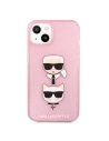 Hurtownia GSM - Etui Karl Lagerfeld KLHCP13SKCTUGLP Apple iPhone 13 mini różowy/pink hardcase Glitter Karl`s & Choupette - KLD727PNK - {ean13} - Hurt