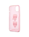 Hurtownia GSM - Etui Karl Lagerfeld KLHCP13SKCTUGLP Apple iPhone 13 mini różowy/pink hardcase Glitter Karl`s & Choupette - KLD727PNK - {ean13} - Hurt