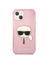 Hurtownia GSM - Etui Karl Lagerfeld KLHCP13SKHTUGLP Apple iPhone 13 mini różowy/pink hardcase Glitter Karl`s Head - KLD729PNK - {ean13} - Hurt