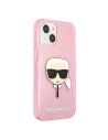 Hurtownia GSM - Etui Karl Lagerfeld KLHCP13SKHTUGLP Apple iPhone 13 mini różowy/pink hardcase Glitter Karl`s Head - KLD729PNK - {ean13} - Hurt