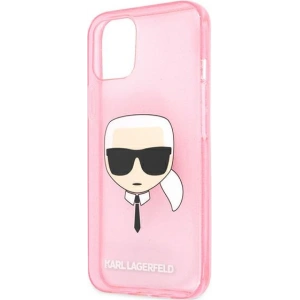 Hurtownia GSM - Case Karl Lagerfeld KLHCP13SKHTUGLP Apple iPhone 13 mini rosa/pink Hardcase Glitter Karl`s Head - KLD729PNK - {ean13} - Hurt