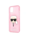 Hurtownia GSM - Etui Karl Lagerfeld KLHCP13SKHTUGLP Apple iPhone 13 mini różowy/pink hardcase Glitter Karl`s Head - KLD729PNK - {ean13} - Hurt