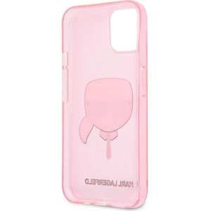 Hurtownia GSM - Case Karl Lagerfeld KLHCP13SKHTUGLP Apple iPhone 13 mini rosa/pink Hardcase Glitter Karl`s Head - KLD729PNK - {ean13} - Hurt