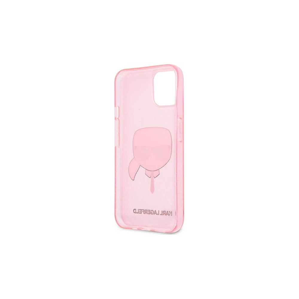 Hurtownia GSM - Etui Karl Lagerfeld KLHCP13SKHTUGLP Apple iPhone 13 mini różowy/pink hardcase Glitter Karl`s Head - KLD729PNK - {ean13} - Hurt