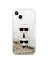 Hurtownia GSM - Etui Karl Lagerfeld KLHCP13SKICGLD Apple iPhone 13 mini złoty/gold hardcase Liquid Glitter Karl&Choupette Head - KLD730GLD - {ean13} - Hurt