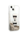 Hurtownia GSM - Etui Karl Lagerfeld KLHCP13SKICGLD Apple iPhone 13 mini złoty/gold hardcase Liquid Glitter Karl&Choupette Head - KLD730GLD - {ean13} - Hurt