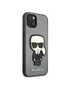 Hurtownia GSM - Etui Karl Lagerfeld KLHCP13SOKPG Apple iPhone 13 mini srebrny/silver hardcase Saffiano Ikonik Karl`s Patch - KLD731SLV - {ean13} - Hurt
