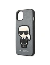 Hurtownia GSM - Etui Karl Lagerfeld KLHCP13SOKPG Apple iPhone 13 mini srebrny/silver hardcase Saffiano Ikonik Karl`s Patch - KLD731SLV - {ean13} - Hurt